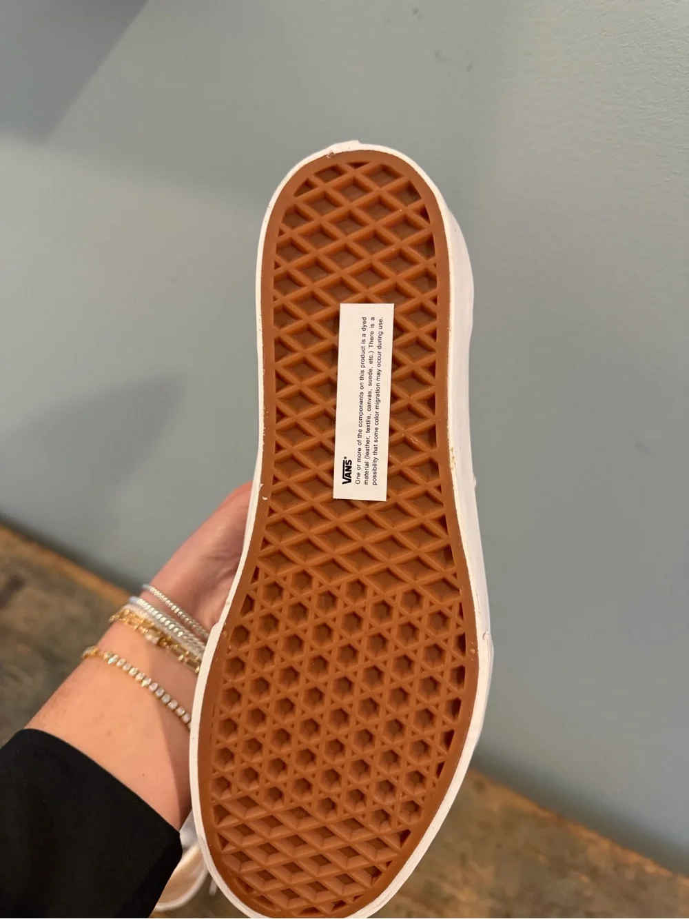 Vans Old Skool Sneakers in Tan and White